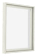 Lyon MDF Canvas Floater Frame 1 1 White Wash Front Oblique | Yourdecoration.co.uk