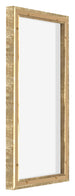 Lyon MDF Canvas Floater Frame 1 2 Gold Antique Back Oblique | Yourdecoration.co.uk
