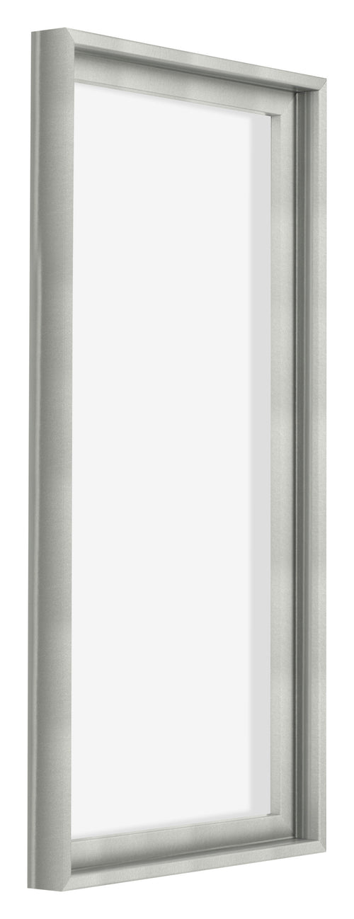 Lyon MDF Canvas Floater Frame 1 2 Silver Matte Front Oblique | Yourdecoration.co.uk