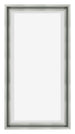 Lyon MDF Canvas Floater Frame 1 2 Silver Matte Front | Yourdecoration.co.uk