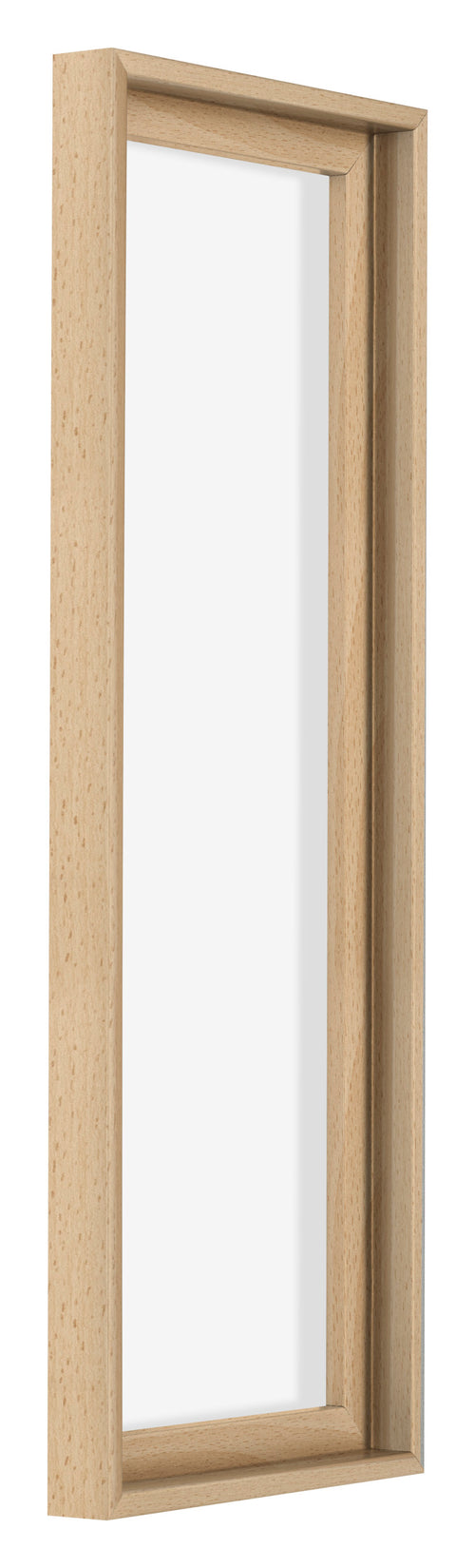 Lyon MDF Canvas Floater Frame 1 3 Beech Front Oblique | Yourdecoration.co.uk