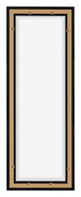 Lyon MDF Canvas Floater Frame 1 3 Black Matte Back | Yourdecoration.co.uk