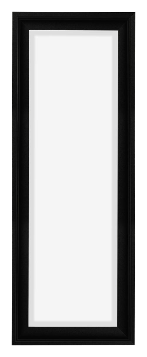 Lyon MDF Canvas Floater Frame 1 3 Black Matte Front | Yourdecoration.co.uk