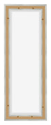 Lyon MDF Canvas Floater Frame 1 3 Silver Matte Back | Yourdecoration.co.uk