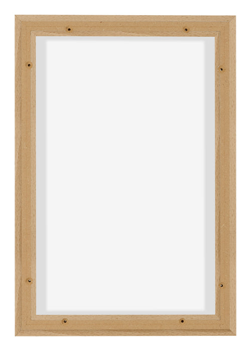 Lyon MDF Canvas Floater Frame 2 3 Beech Back | Yourdecoration.co.uk