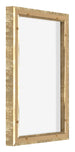 Lyon MDF Canvas Floater Frame 2 3 Gold Antique Back Oblique | Yourdecoration.co.uk