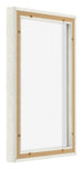 Lyon MDF Canvas Floater Frame 2 3 White Wash Back Oblique | Yourdecoration.co.uk