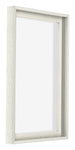 Lyon MDF Canvas Floater Frame 2 3 White Wash Front Oblique | Yourdecoration.co.uk