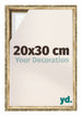Lyon MDF Canvas Floater Frame 20x30cm Gold Antique Front Size | Yourdecoration.co.uk