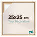 Lyon MDF Canvas Floater Frame 25x25cm Beech Front Size | Yourdecoration.co.uk