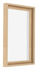 Lyon MDF Canvas Floater Frame 3 4 Beech Front Oblique | Yourdecoration.co.uk