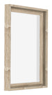 Lyon MDF Canvas Floater Frame 3 4 Sonoma Oak Front Oblique | Yourdecoration.co.uk