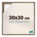 Lyon MDF Canvas Floater Frame 30x30cm Sonoma Oak Voorzijde Maat | Yourdecoration.co.uk