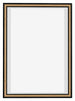 Lyon MDF Canvas Floater Frame 5 7 Black Matte Back | Yourdecoration.co.uk