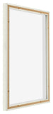 Lyon MDF Canvas Floater Frame 5 7 White Wash Back Oblique | Yourdecoration.co.uk