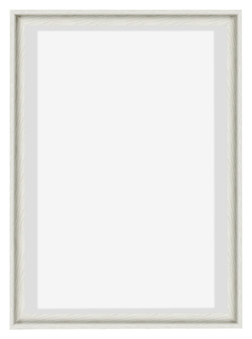 Lyon MDF Canvas Floater Frame 5 7 White Wash Front | Yourdecoration.co.uk