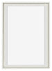 Lyon MDF Canvas Floater Frame 5 7 White Wash Front | Yourdecoration.co.uk