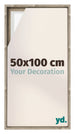 Lyon MDF Canvas Floater Frame 50x100cm Sonoma Oak Voorzijde Maat | Yourdecoration.co.uk