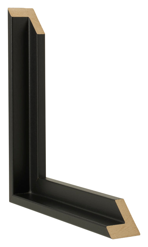 Lyon MDF Canvas Floater Frame Black Matte Intersection | Yourdecoration.co.uk