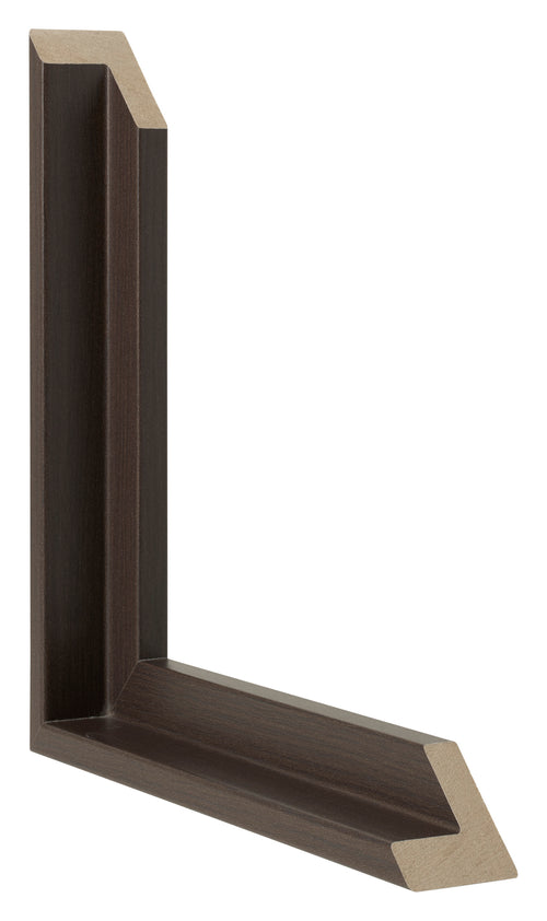Lyon MDF Canvas Floater Frame Oak Dark Intersection | Yourdecoration.co.uk