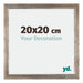 Mura MDF Photo Frame 20x20cm Metal Vintage Front Size | Yourdecoration.co.uk