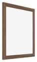 Mura MDF Photo Frame 20x20cm Walnut Dark Front Oblique | Yourdecoration.co.uk
