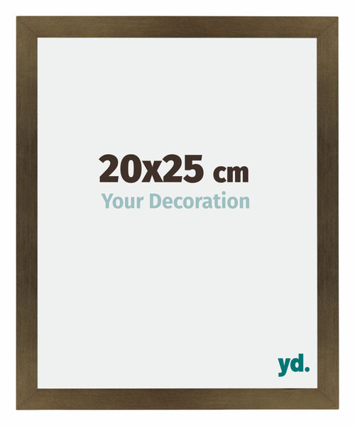 Mura MDF Photo Frame 20x25cm Bronze Design Front Size | Yourdecoration.co.uk