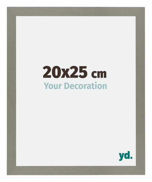 Mura MDF Photo Frame 20x25cm Gray Front Size | Yourdecoration.co.uk