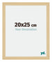 Mura MDF Photo Frame 20x25cm Maple Decor Front Size | Yourdecoration.co.uk