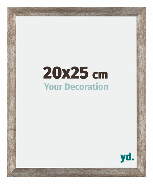 Mura MDF Photo Frame 20x25cm Metal Vintage Front Size | Yourdecoration.co.uk