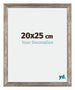 Mura MDF Photo Frame 20x25cm Metal Vintage Front Size | Yourdecoration.co.uk
