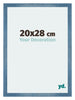 Mura MDF Photo Frame 20x28cm Bright Blue Swept Front Size | Yourdecoration.co.uk