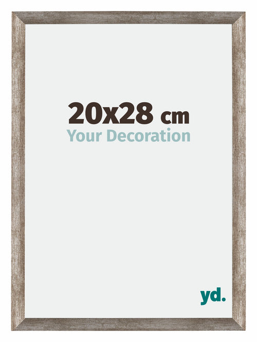 Mura MDF Photo Frame 20x28cm Metal Vintage Front Size | Yourdecoration.co.uk