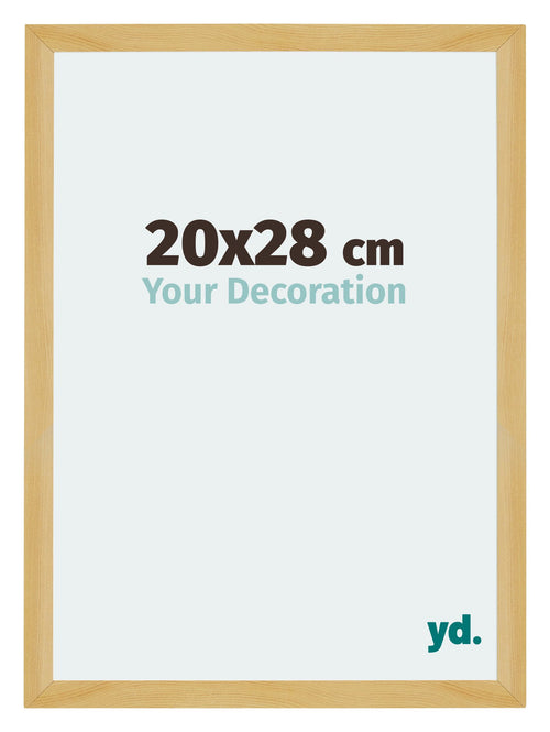 Mura MDF Photo Frame 20x28cm Pine Design Front Size | Yourdecoration.co.uk