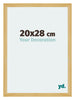 Mura MDF Photo Frame 20x28cm Pine Design Front Size | Yourdecoration.co.uk