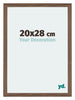 Mura MDF Photo Frame 20x28cm Walnut Dark Front Size | Yourdecoration.co.uk