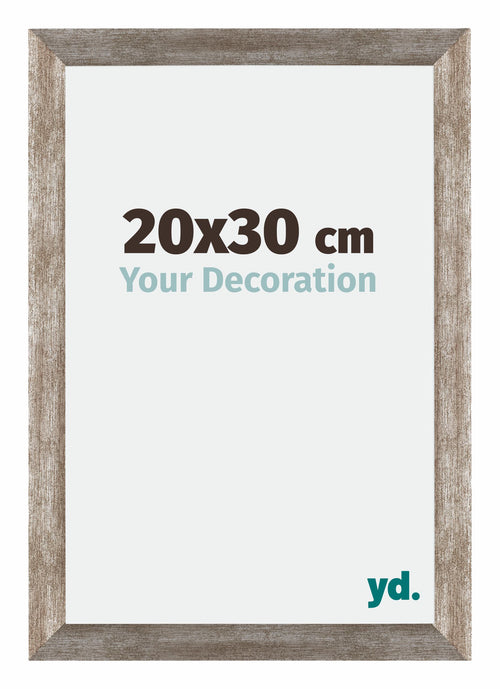 Mura MDF Photo Frame 20x30cm Metal Vintage Front Size | Yourdecoration.co.uk