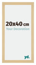 Mura MDF Photo Frame 20x40cm Maple Decor Front Size | Yourdecoration.co.uk