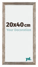 Mura MDF Photo Frame 20x40cm Metal Vintage Front Size | Yourdecoration.co.uk