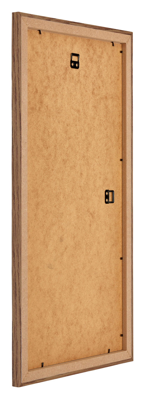 Mura MDF Photo Frame 20x40cm Oak Rustic Back Oblique | Yourdecoration.co.uk
