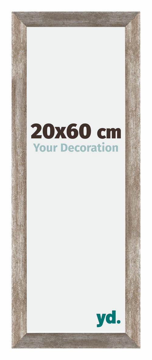 Mura MDF Photo Frame 20x60cm Metal Vintage Front Size | Yourdecoration.co.uk