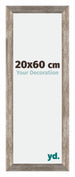 Mura MDF Photo Frame 20x60cm Metal Vintage Front Size | Yourdecoration.co.uk
