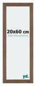 Mura MDF Photo Frame 20x60cm Walnut Dark Front Size | Yourdecoration.co.uk