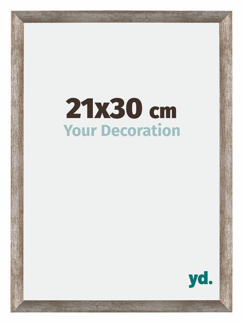 Mura MDF Photo Frame 21x30cm Metal Vintage Front Size | Yourdecoration.co.uk