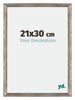 Mura MDF Photo Frame 21x30cm Metal Vintage Front Size | Yourdecoration.co.uk