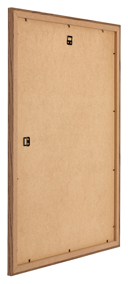 Mura MDF Photo Frame 21x30cm Oak Rustic Back Oblique | Yourdecoration.co.uk