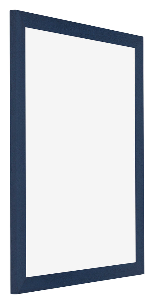Mura MDF Photo Frame 24x30cm Dark Blue Swept Front Oblique | Yourdecoration.co.uk