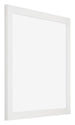 Mura MDF Photo Frame 25x25cm White High Gloss Front Oblique | Yourdecoration.co.uk