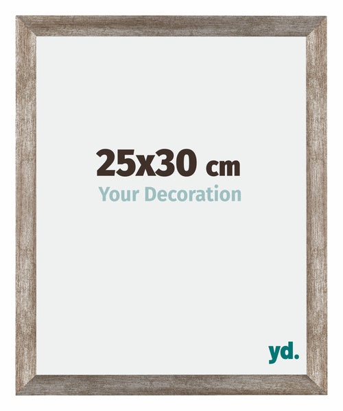 Mura MDF Photo Frame 25x30cm Metal Vintage Front Size | Yourdecoration.co.uk