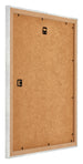 Mura MDF Photo Frame 25x30cm Silver Glossy Vintage Back Oblique | Yourdecoration.co.uk